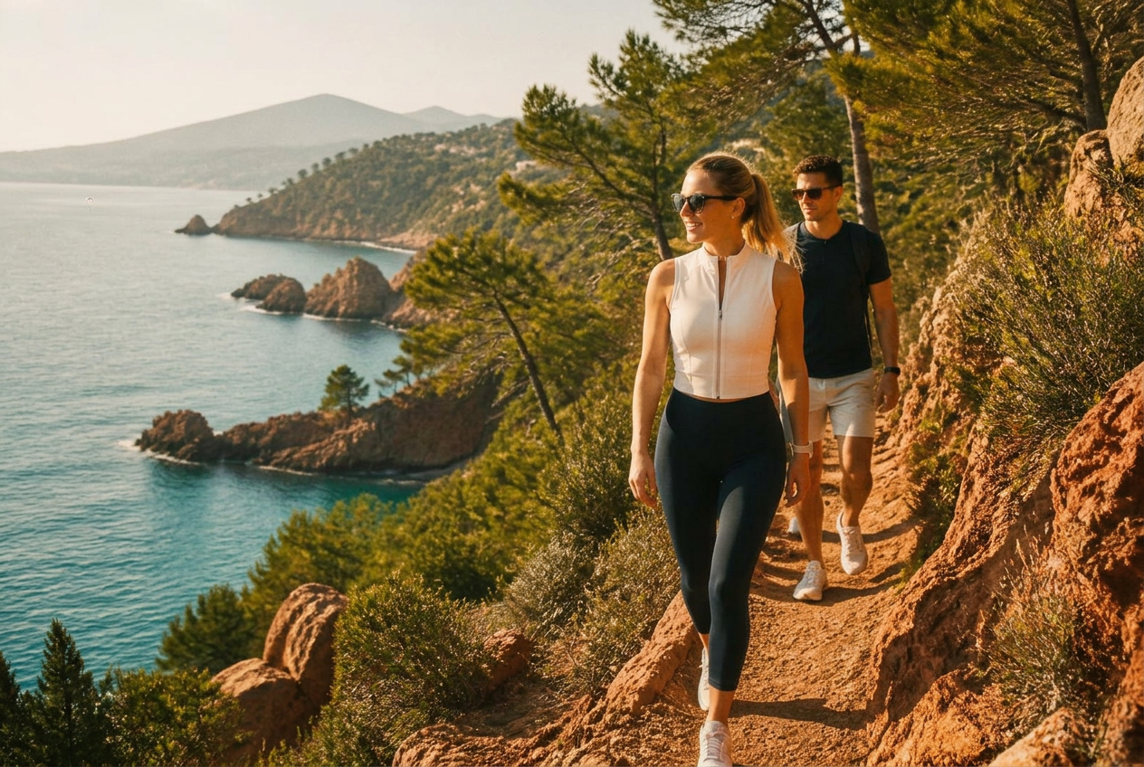 Coastal hiking